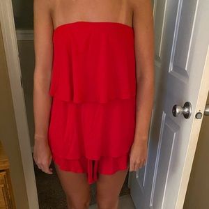 Free People Beach Sunsational Two-Piece Set Red